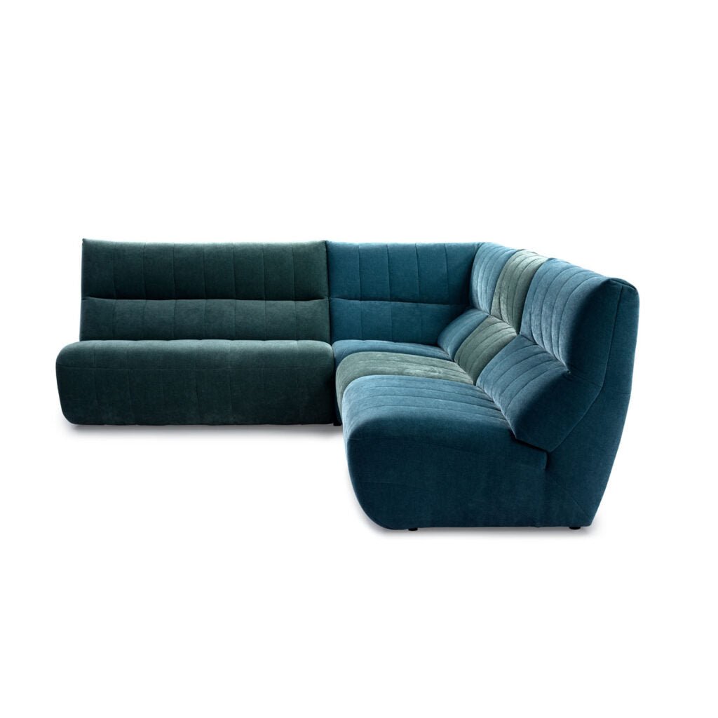 Camaro Modular Sectional - Blue/Green - Couch Potato
