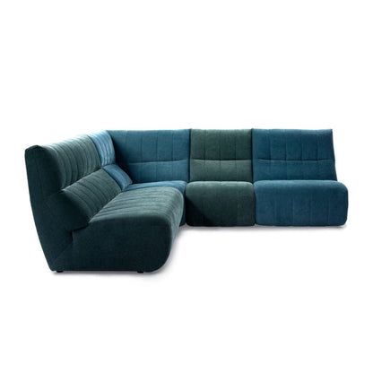 Camaro Modular Sectional - Blue/Green - Couch Potato