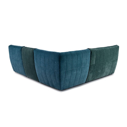 Camaro Modular Sectional - Blue/Green - Couch Potato