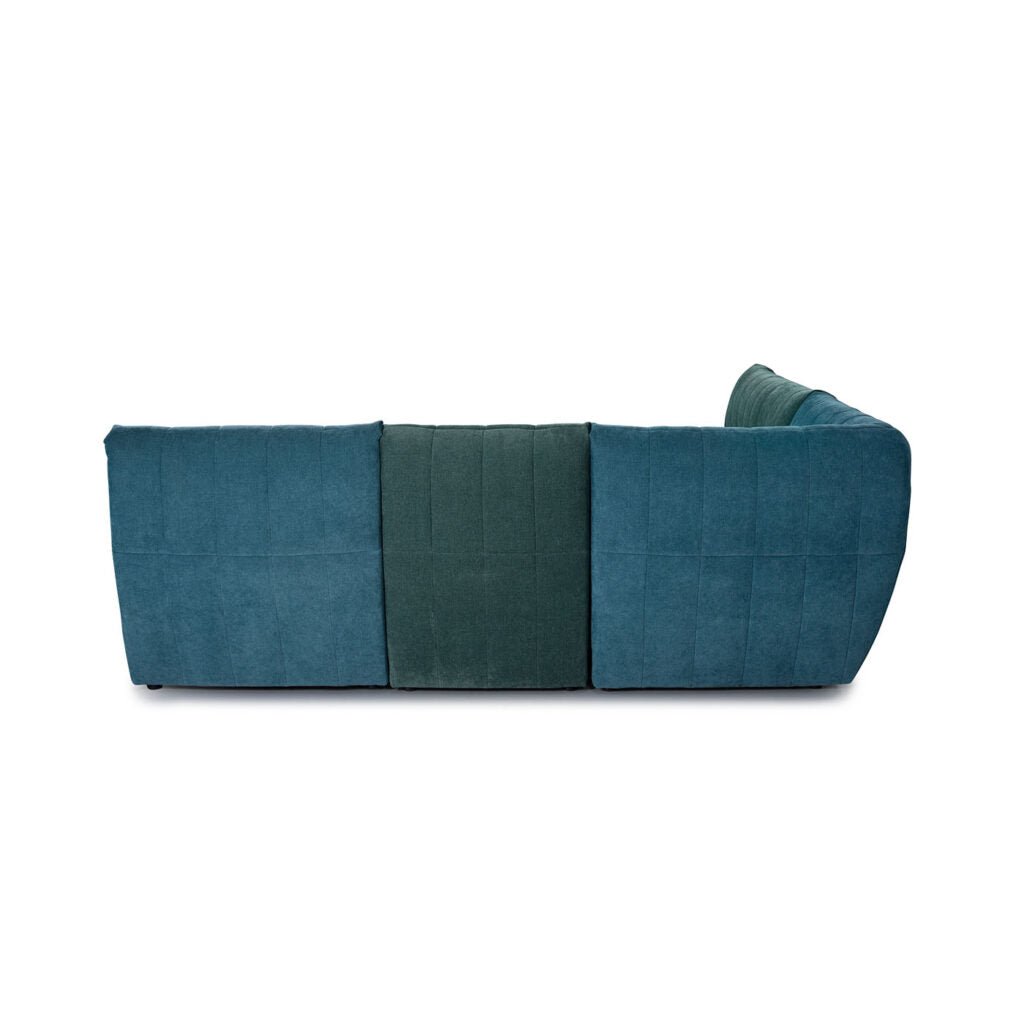 Camaro Modular Sectional - Blue/Green - Couch Potato