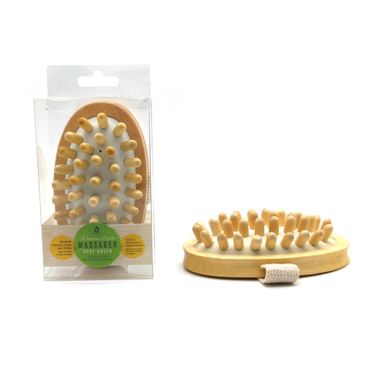 Rubber Massager with Lotus Wooden Handle - Couch Potato