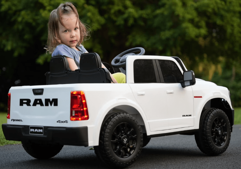 2026 Dodge Ram 24V 2 Seater Kids Ride On Car with Remote Control - Couch Potato