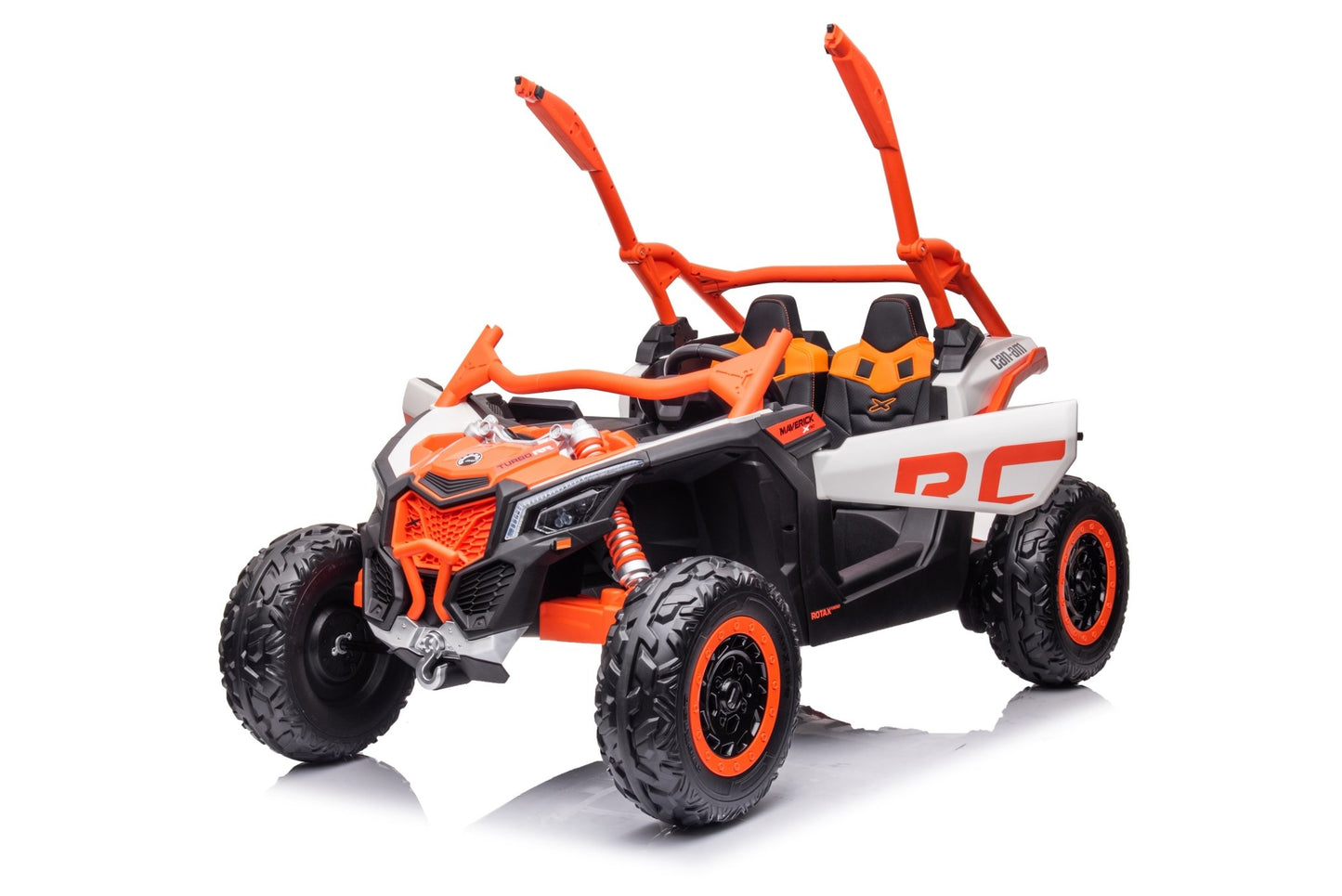 2026 2X24V CAN AM MAVERICK 4X4 2 Seater DELUXE Kids Ride On Car with Remote Control - Couch Potato