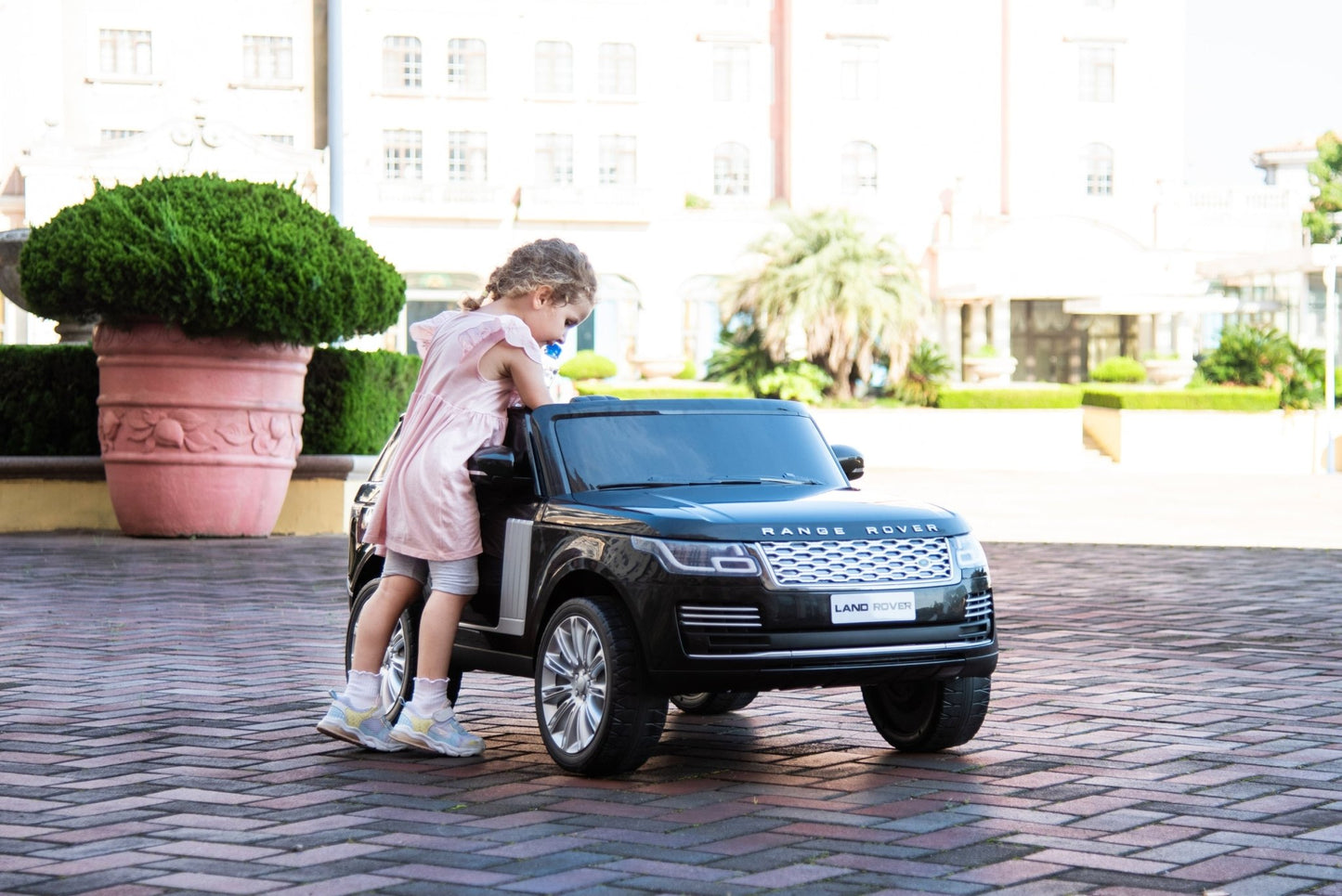 2026 Range Rover HSE 2 Seater 24V Kids Ride On Car With Remote Control DELUXE MODEL WITH LEATHER SEATS AND RUBBER TIRES - Couch Potato