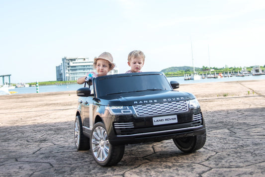2026 Range Rover HSE 2 Seater 24V Kids Ride On Car With Remote Control DELUXE MODEL WITH LEATHER SEATS AND RUBBER TIRES - Couch Potato