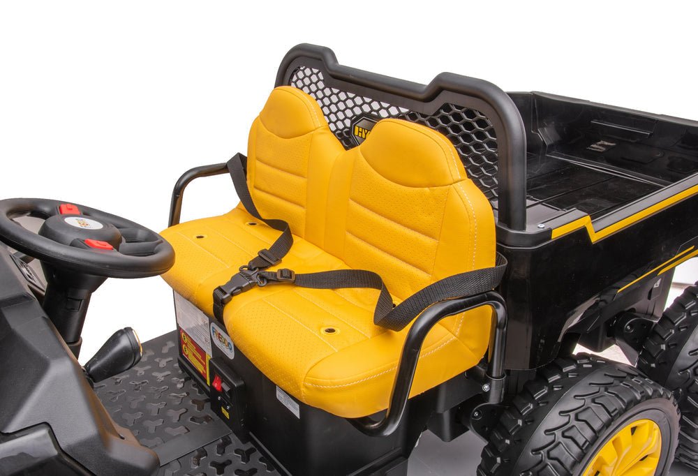 2026 6 WHEEL TRACTOR 24V 2 SEATER KIDS RIDE ON CAR WITH REMOTE CONTROL - Couch Potato