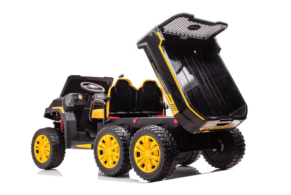 2026 6 WHEEL TRACTOR 24V 2 SEATER KIDS RIDE ON CAR WITH REMOTE CONTROL - Couch Potato
