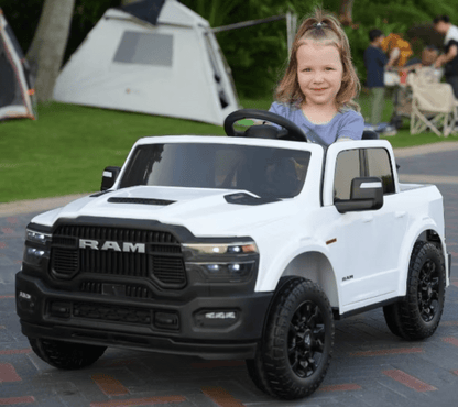 2026 Dodge Ram 24V 2 Seater Kids Ride On Car with Remote Control - Couch Potato