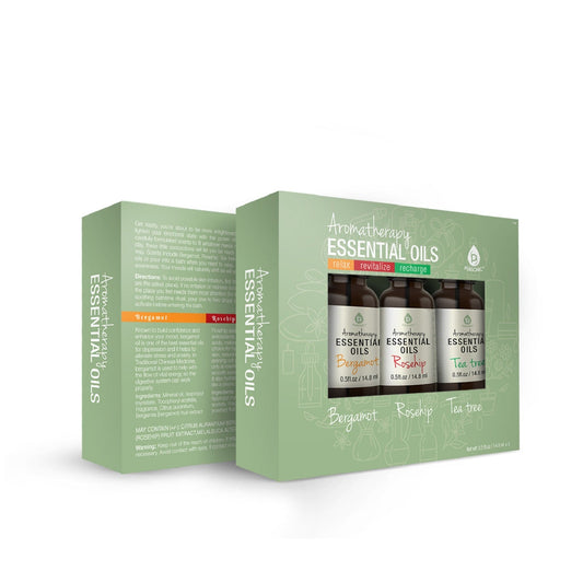 Aromatherapy Essential Oils (Bergamot, Rosehip, Tea Tree) - Couch Potato