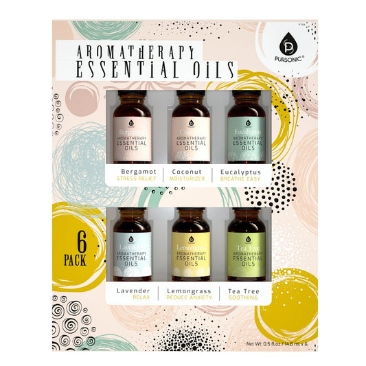 6 Pack of Aromatherapy Essential Oils - Couch Potato