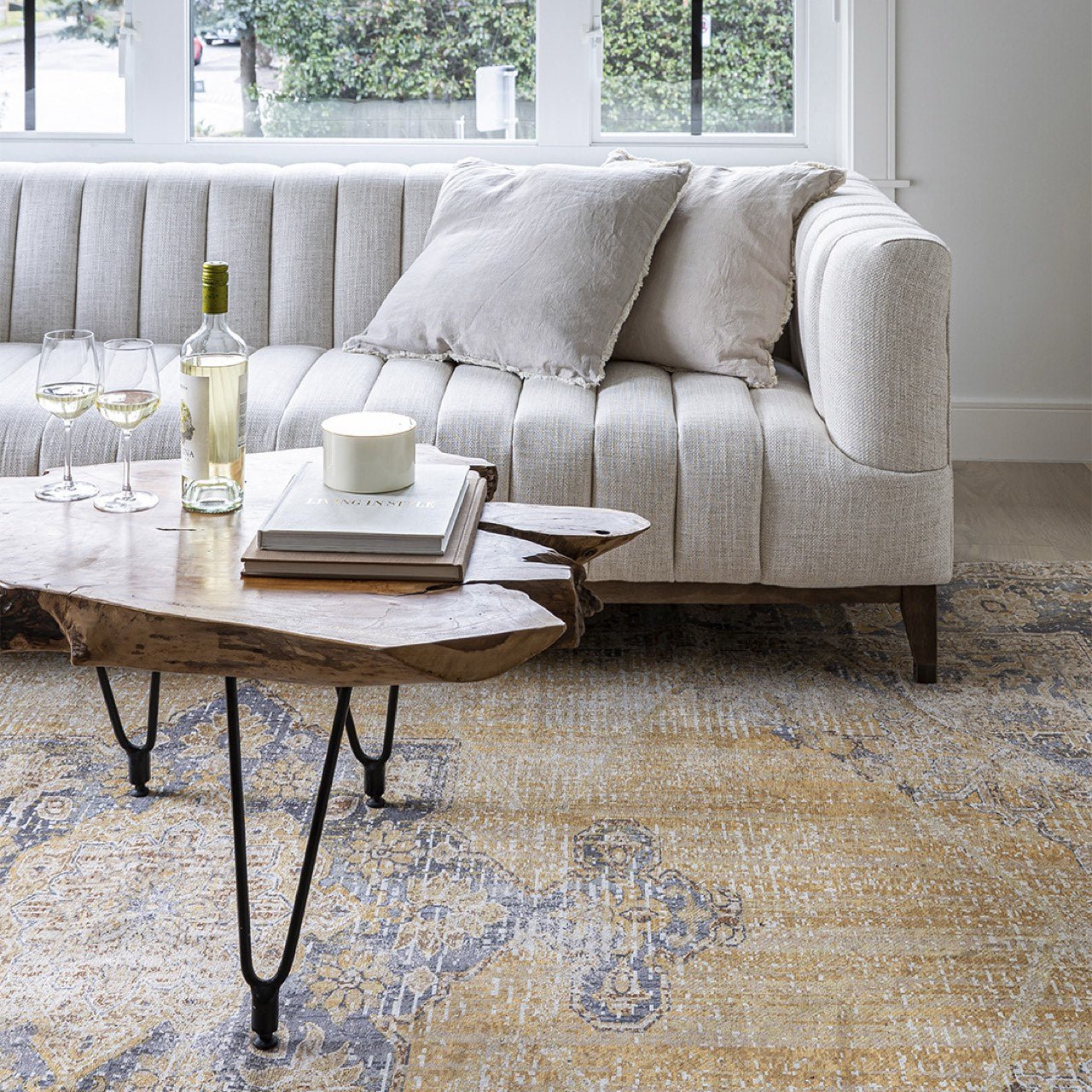 Elliot Condo Sofa - Cream - Couch Potato