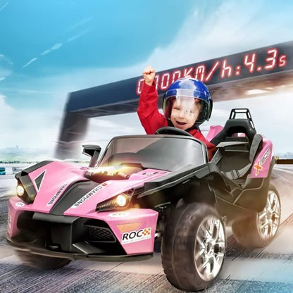 Slingshot Style 12V 2 Seater Kids Ride On Car with Remote Control - Couch Potato