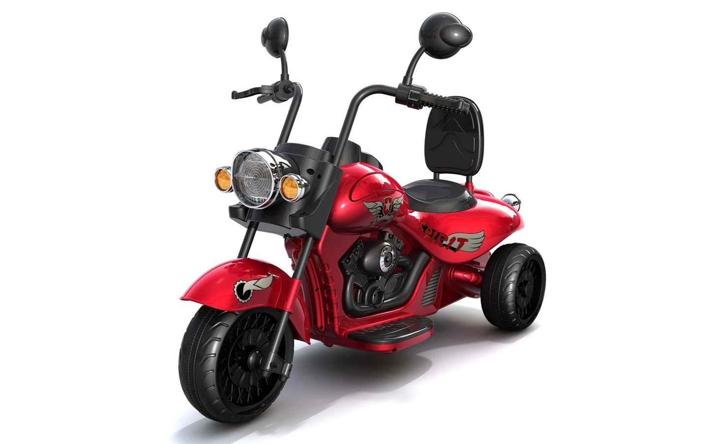 12V Chopper Cruiser 1 Seater Motorcycle - Couch Potato