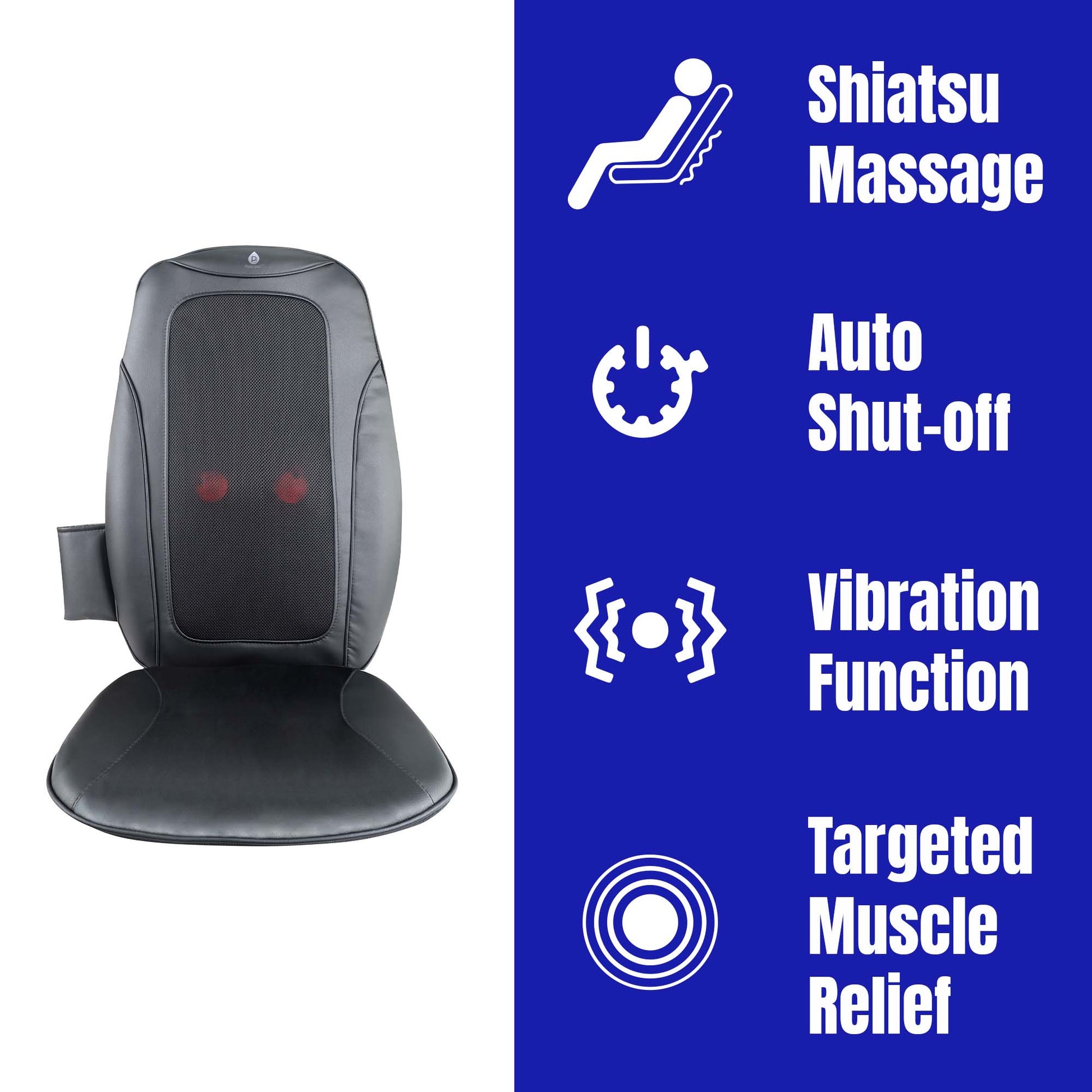 Shiatsu Chair Massager with Vibration – Ultimate Relaxation - Couch Potato
