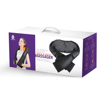 Pursonic 3D Shiatsu Heating Back and Neck Massager - Couch Potato