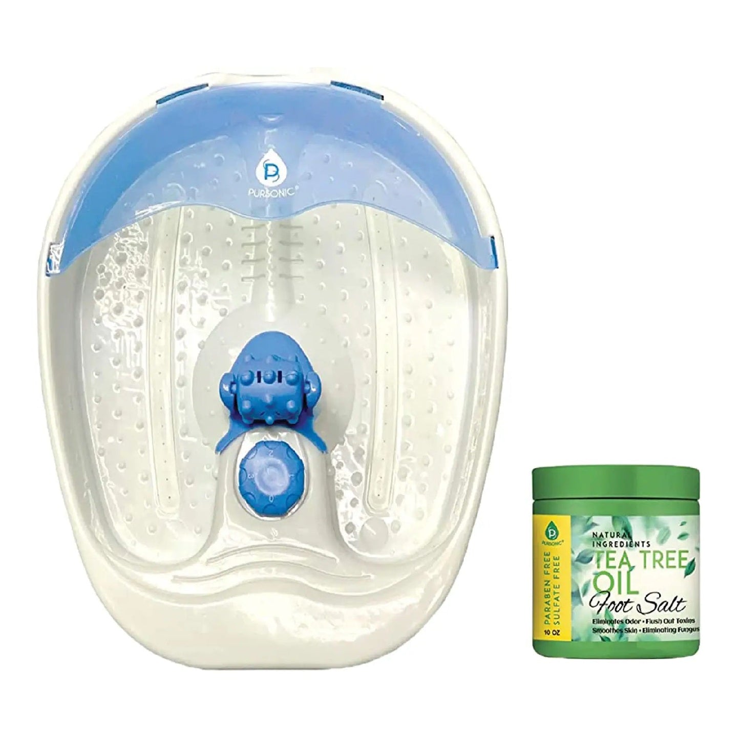 Foot Spa Massager with Tea Tree Oil Foot Salt Scrub (Warming Function) - Couch Potato