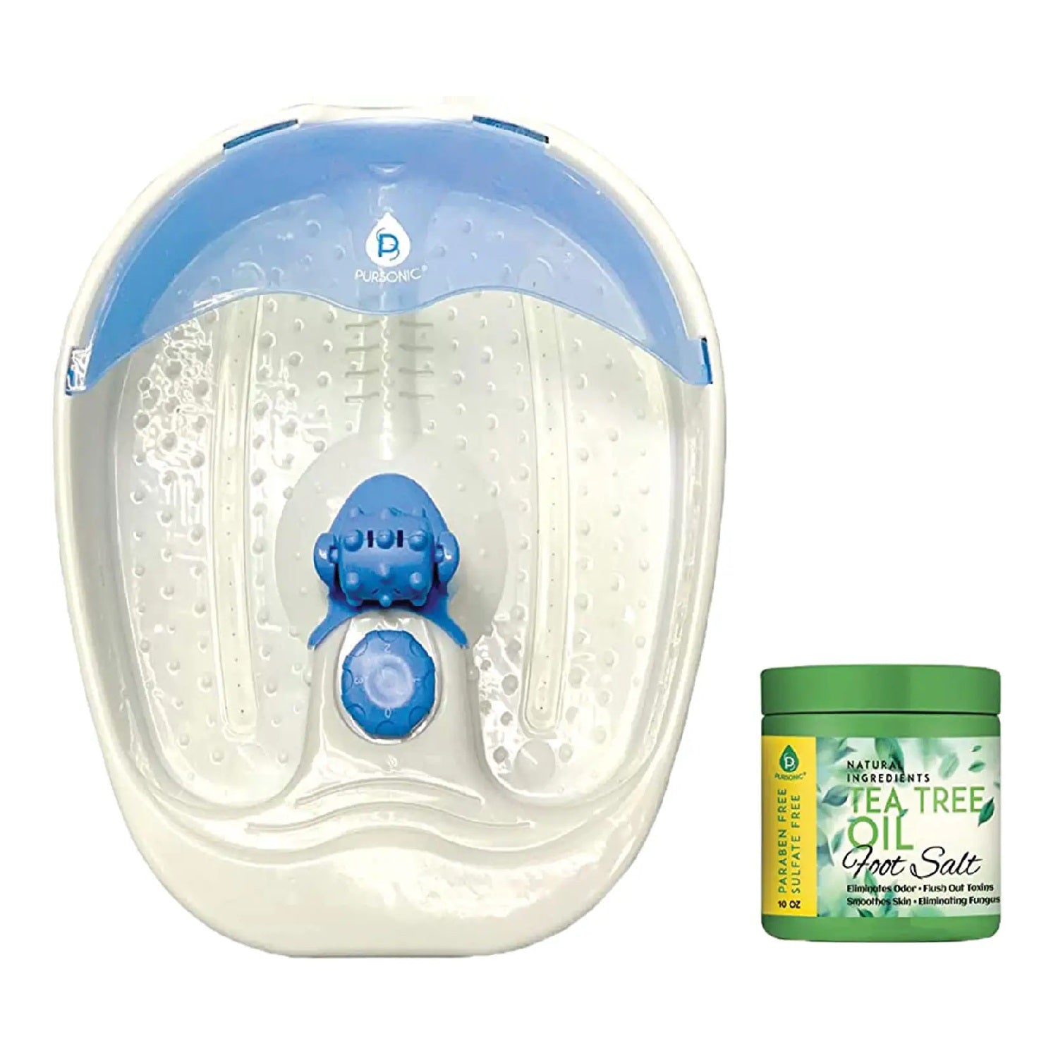 Foot Spa Massager with Tea Tree Oil Foot Salt Scrub (Warming Function) - Couch Potato