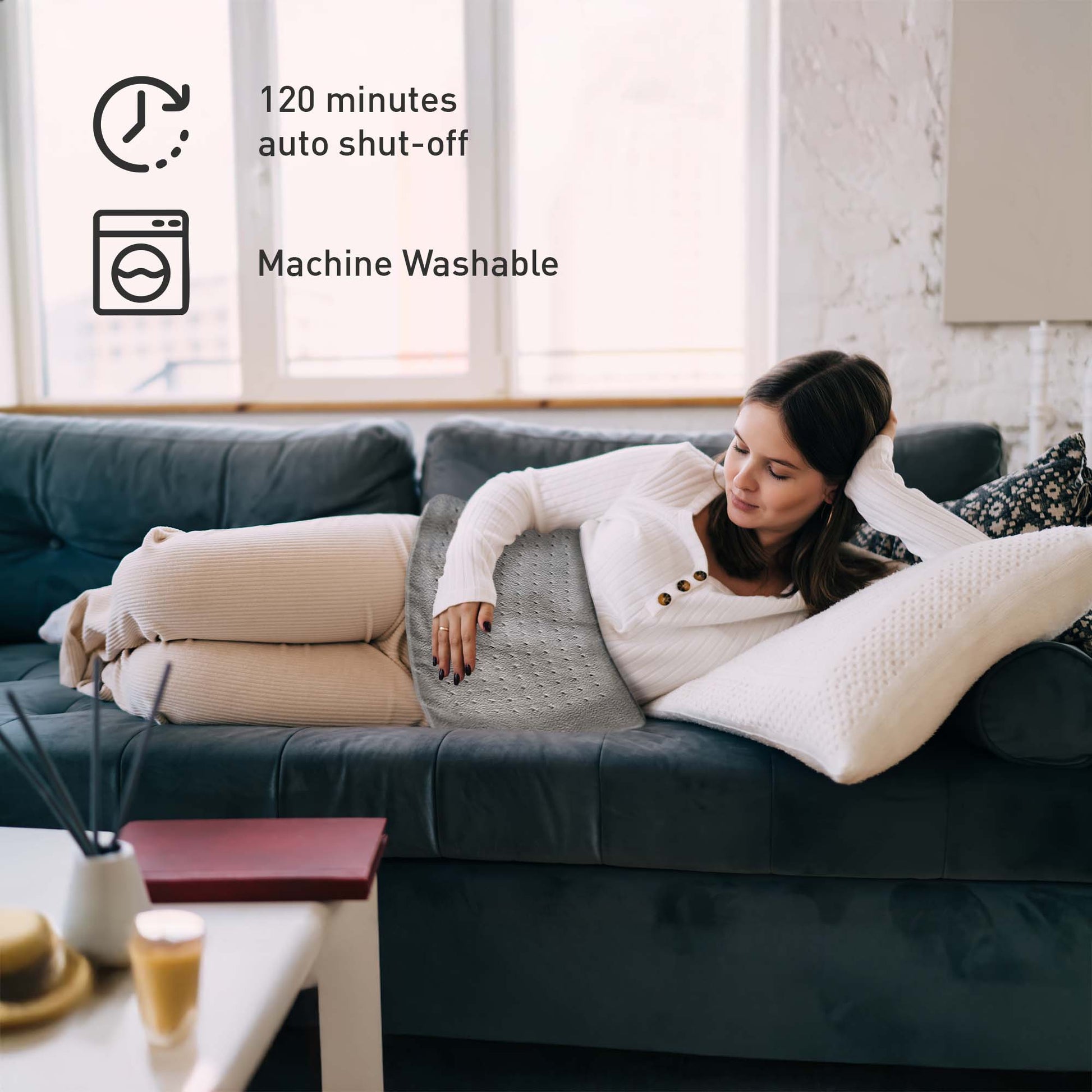 Ultimate Muscle Recovery & Pain Relief Bundle: 6 Speed Massage Gun & Electric Heating Pad - Couch Potato
