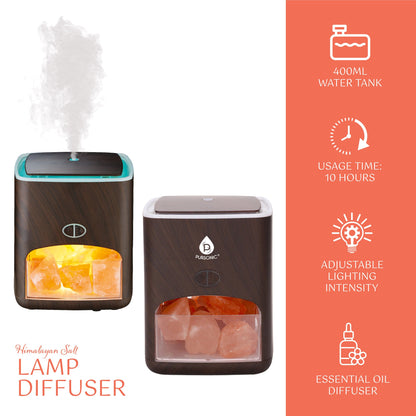Himalayan Salt Lamp Diffuser - 3 - in - 1 Wellness Device - Couch Potato