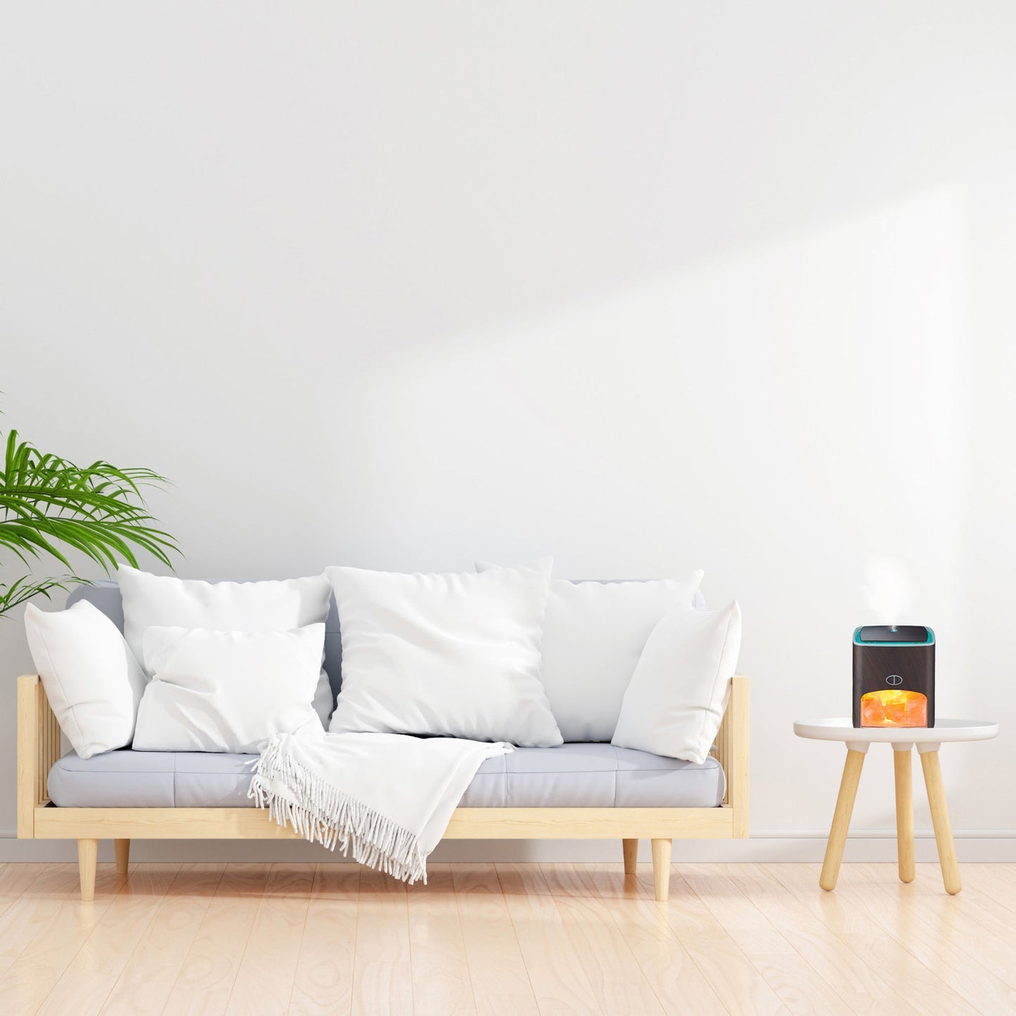 Himalayan Salt Lamp Diffuser - 3 - in - 1 Wellness Device - Couch Potato