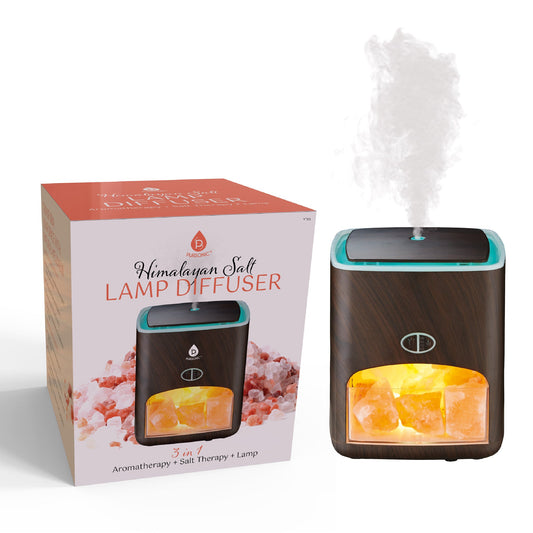 Himalayan Salt Lamp Diffuser - 3 - in - 1 Wellness Device - Couch Potato