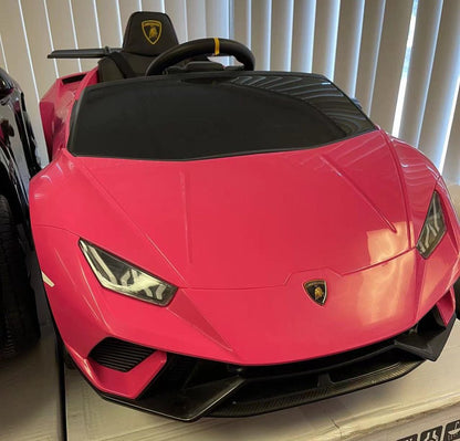 2026 12V Lamborghini Huracan DELUXE Kids Electric Ride On Car with Remote Control - Couch Potato