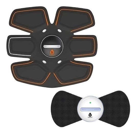 Pursonic Wireless Muscle Stimulator & Abdominal Toning Massager Set - Couch Potato