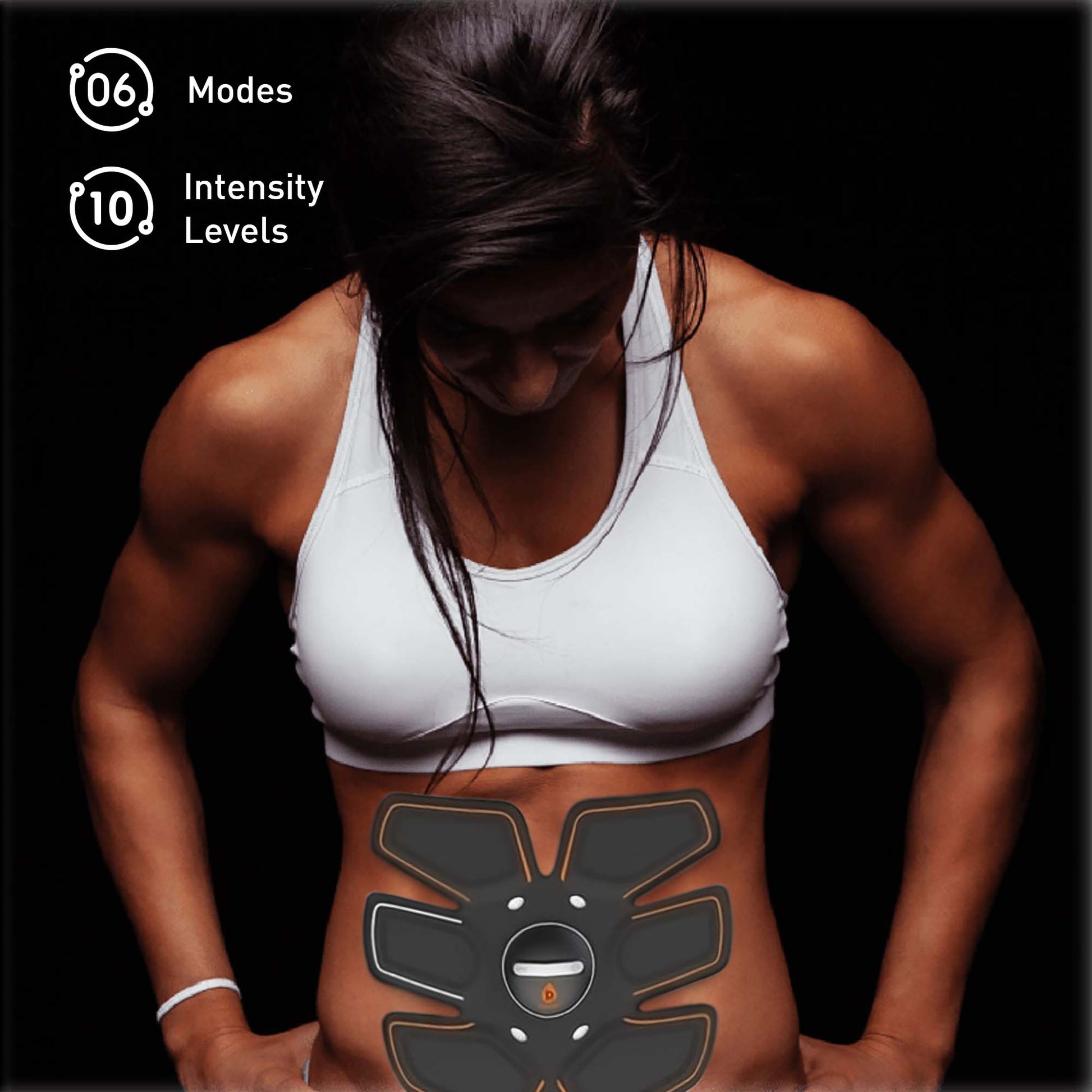 Pursonic Wireless Muscle Stimulator & Abdominal Toning Massager Set - Couch Potato