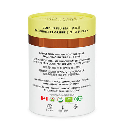 Cold 'n Flu Luxury Herbal tea 2 x 12ct Canister