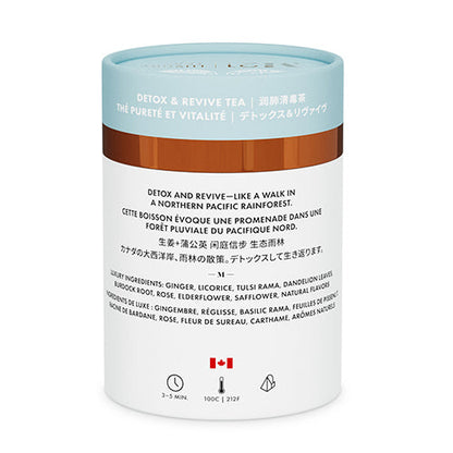 Detox and Revive Luxury herbal tea 2 x 12ct Canister