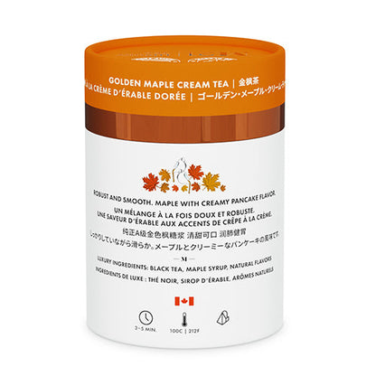 Maple Golden Cream Luxury Black Tea 2 x 12ct Canister