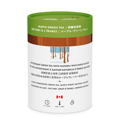 Maple Luxury Green Tea - 12ct Canister - Couch Potato