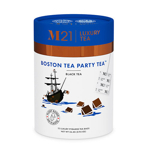 Boston Tea Party Luxury Black Tea 2 x 12ct Canister
