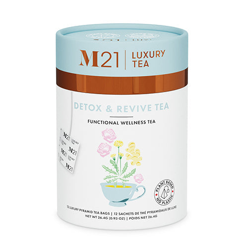 Detox and Revive Luxury herbal tea 2 x 12ct Canister