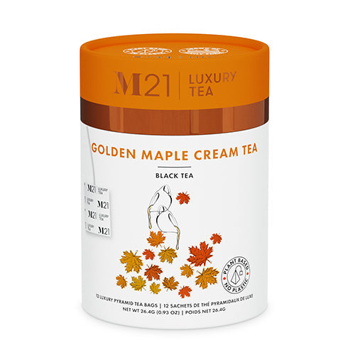 Maple Golden Cream Luxury Black Tea 2 x 12ct Canister