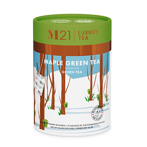 Maple Luxury Green Tea - 12ct Canister - Couch Potato