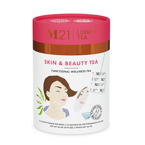 Skin and Beauty Luxury herbal tea 2 x 12ct Canister