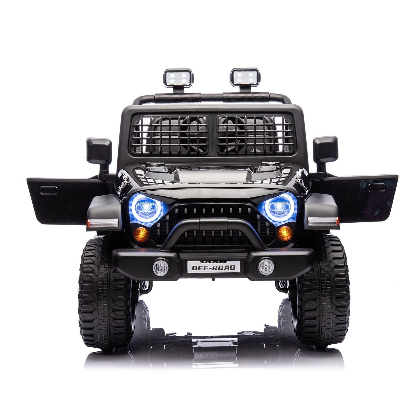 2026 Rugged Jeep Style 12V Kids Ride On Car with Remote Control - Couch Potato