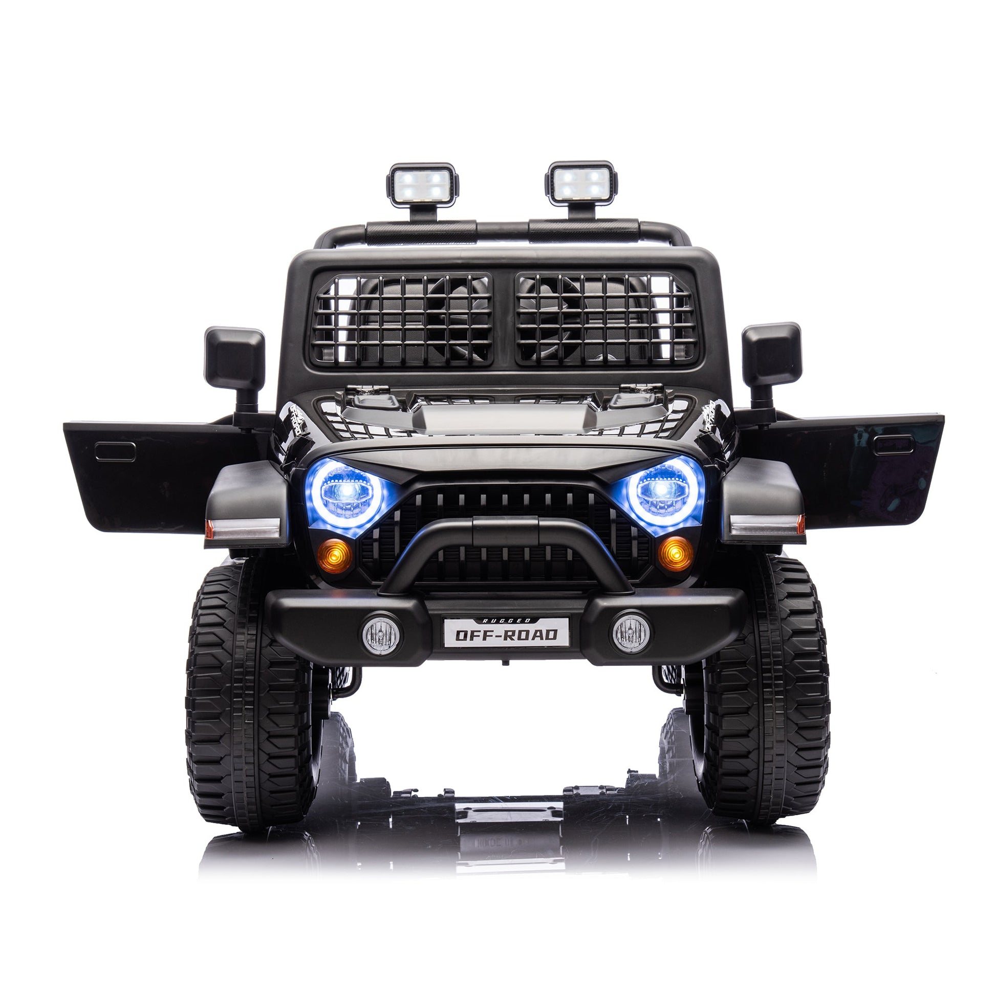 2026 Rugged Jeep Style 12V Kids Ride On Car with Remote Control - Couch Potato