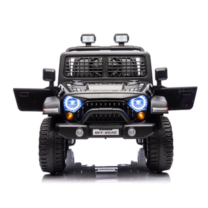 2026 Rugged Jeep Style 12V Kids Ride On Car with Remote Control - Couch Potato