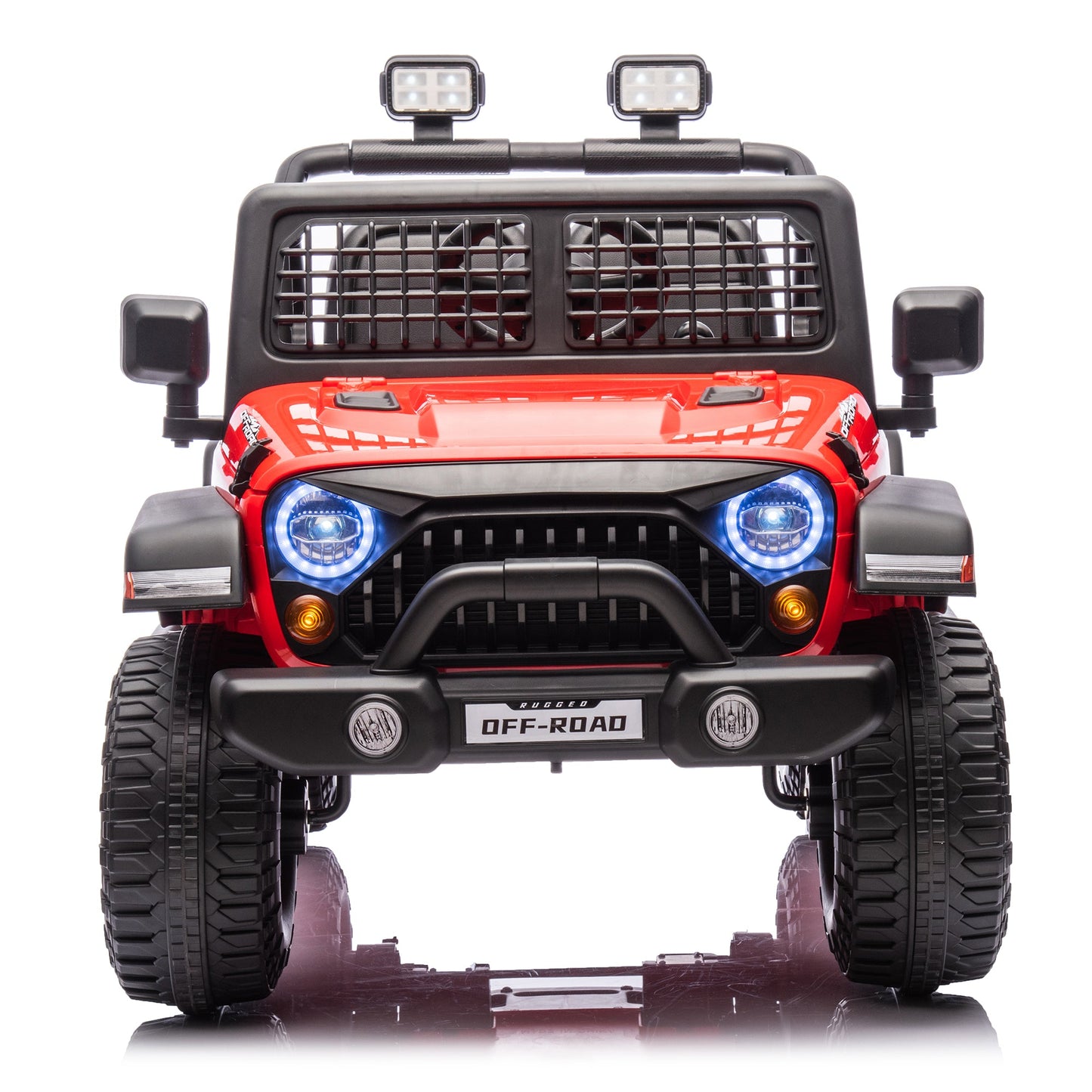 2026 Rugged Jeep Style 12V Kids Ride On Car with Remote Control - Couch Potato