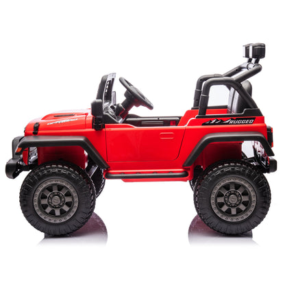 2026 Rugged Jeep Style 12V Kids Ride On Car with Remote Control - Couch Potato
