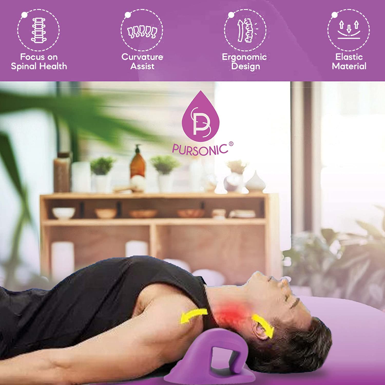 Neck and Shoulder Stretcher and Relaxer - Couch Potato