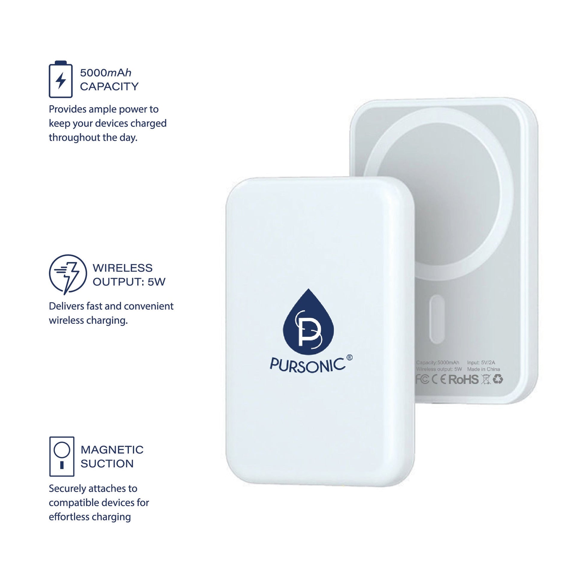 Magnetic Wireless Power Bank – Portable, Powerful, Effortless Charging - Couch Potato