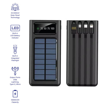 LED Portable Solarsync Power Bank – PoLED Portable Solarsync Power Bank – Power Anytime, Anywherewer Anytime, Anywhere - Couch Potato