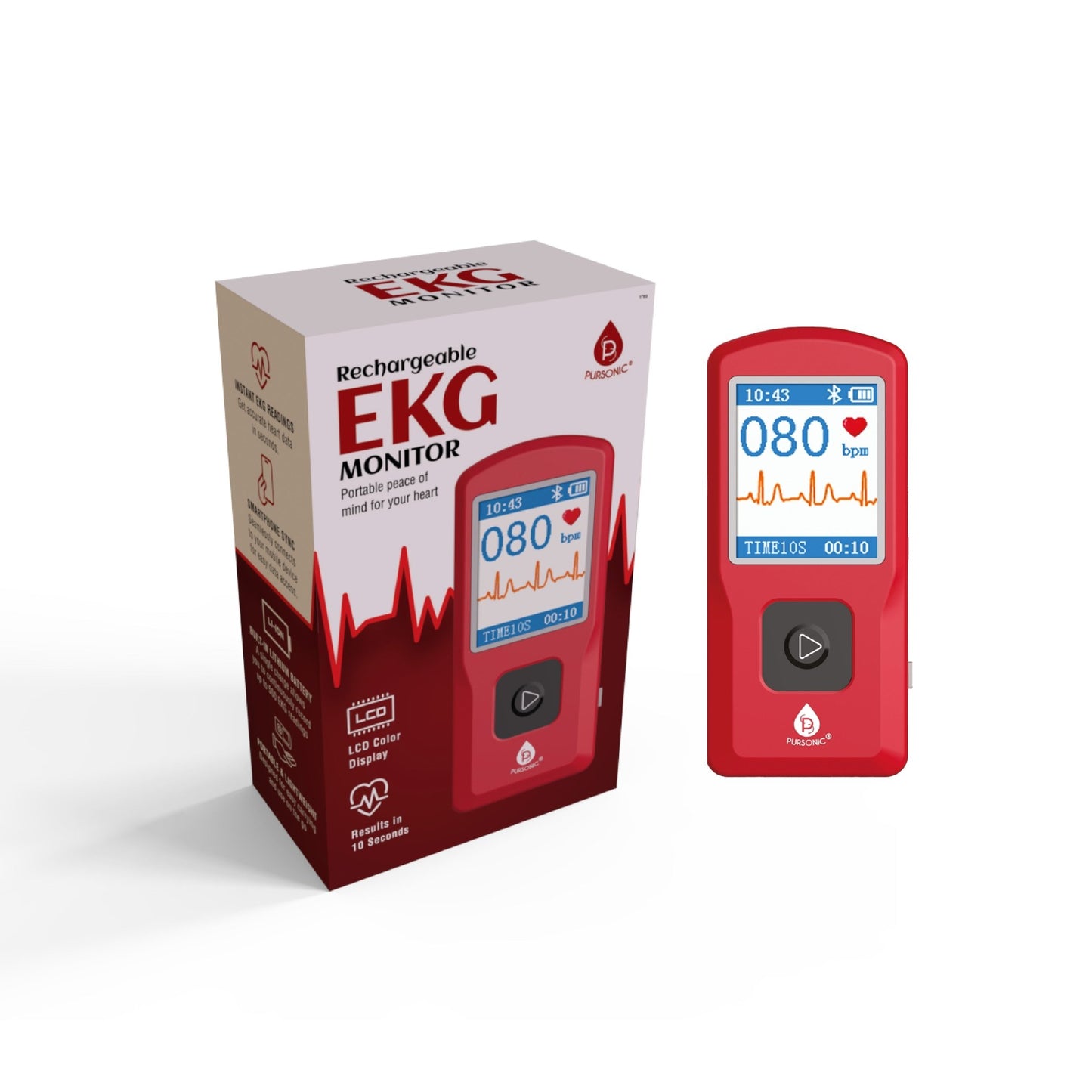 Rechargeable EKG Monitor - Couch Potato