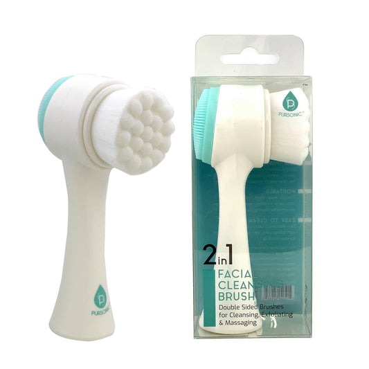 Dual Sided Facial Cleansing Brush - Couch Potato