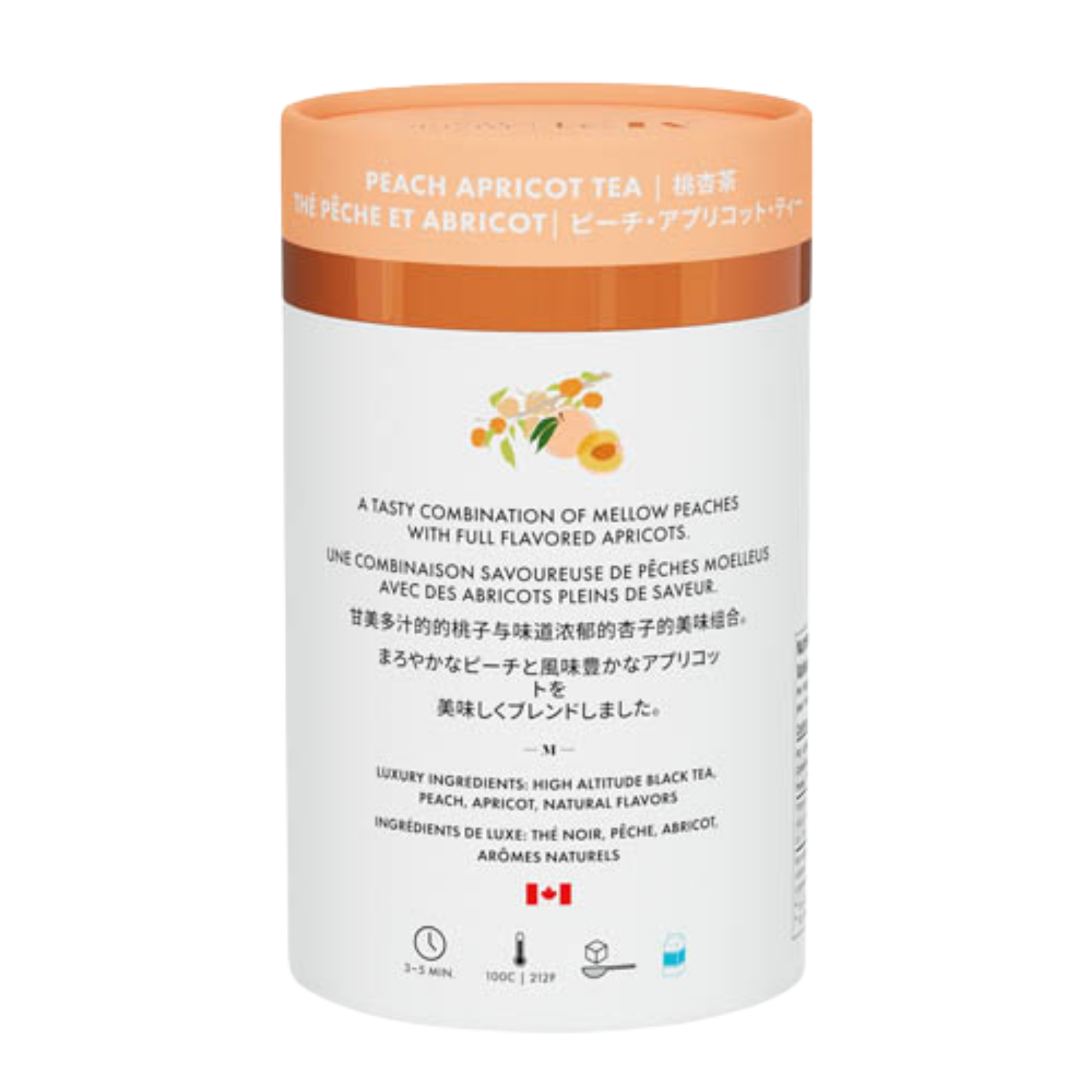 Peach Apricot Luxury Black Tea - 24ct - Couch Potato