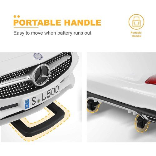 2026 Mercedes Benz 12V SL500 Kids Ride On Car with Remote Control - Couch Potato