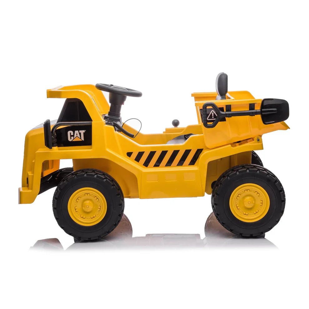12V CAT Electric Dump Truck Kids Ride On - Couch Potato
